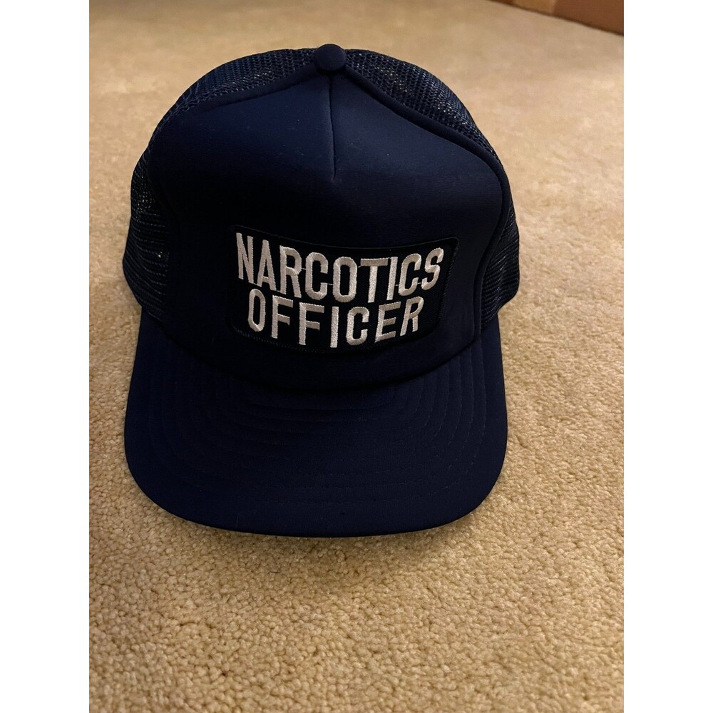 Narcotics Officer Navy Blue Snapback Hat - Picture 5 of 5